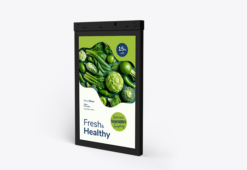 شاشات عرض إعلانية LCD