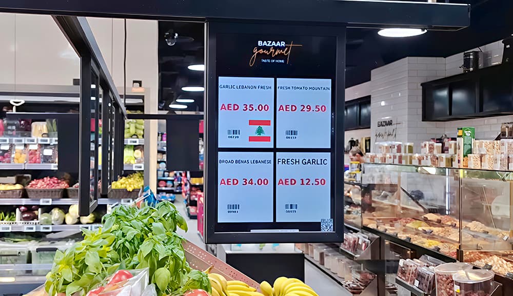 Digital Displays in Dubai Gourmet Food Grocery Store.jpg