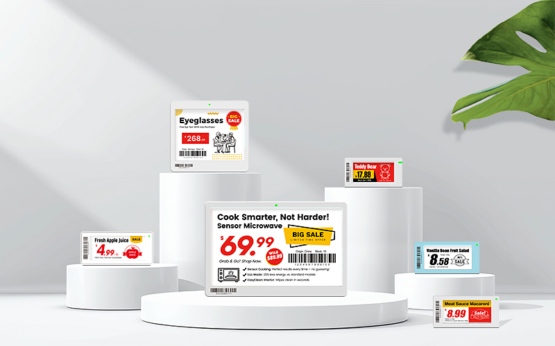 الملصقات الإلكترونية للرفوف ESL