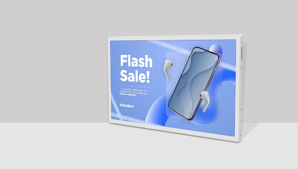 شاشة إعلانية كبيرة بدقة Full HD